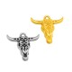 Zamak Pendant Bull's Head 25x22mm