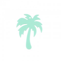 Plexi Acrylic Pendant Palm Tree 37x50mm