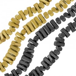 Hematite Slider Bar 6.5x3mm (Ø1.2mm)(~141pcs)