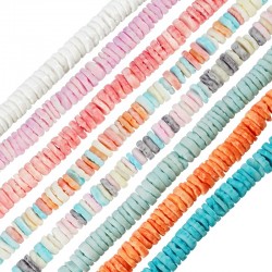 Shell Bead Washer Disk Irregular 6mm (Ø~0.5mm) (~300pcs)