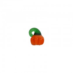 Murano Glass Charm Pumpkin 10x15mm