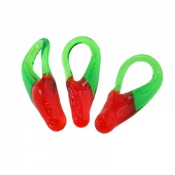 Glass Charm Pepper 8x18mm