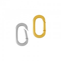 Brass Clasp Lobster Oval 13x22mm