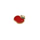 Pendentif en Zamak Émaillé Pomme 15 x 14 mm