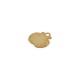 Enameled Zamak Pendant Apple 15x14mm