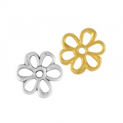Zamak Charm Flower 25mm