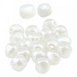 Pearl ABS Bead Round Irregular 6mm (Ø1mm)