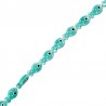 Turquoise/ White/ Black