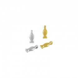 Zamak Charm Fish 4x9mm