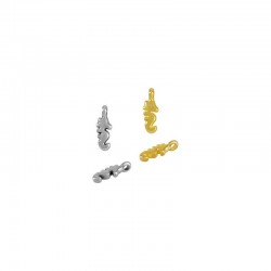 Zamak Charm Seahorse 4x9mm