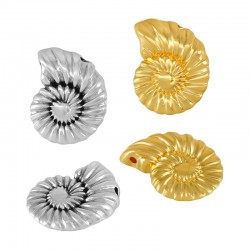 Zamak Pendant Shell (~26x33mm) (Ø2mm)