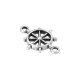 Zamak Connector Helm 15mm