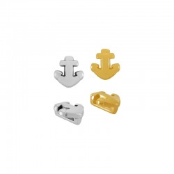 Passant Ancre en Métal/Zamac, 10x9mm  (Ø 6x2mm)