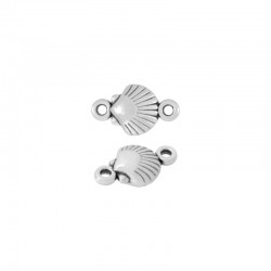 Zamak Connector Shell 9x8mm w/ 2 Rings