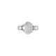 Zamak Connector Shell 9x8mm w/ 2 Rings