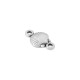 Zamak Connector Shell 9x8mm w/ 2 Rings