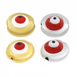 Zamak Slider Round Flat w/ Enamel 7.6mm (Ø1.1mm)