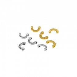 Zamak Slider Bar w/ Meander 13x9mm (Ø2.2mm)