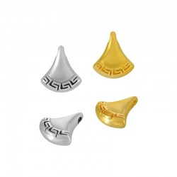 Zamak Charm Triangle w/ Meander 13x15mm (Ø2.2mm)