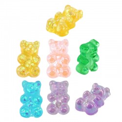 Acrylic Slider Bear 11x17mm
