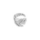 Brass Cast Finger Ring with Leaf 60x12mm