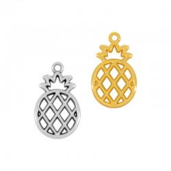 Zamak Charm Pineapple 17x25mm