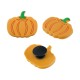Adorno Para Zapatos y Bolsos con Calabaza 29 x 24 mm