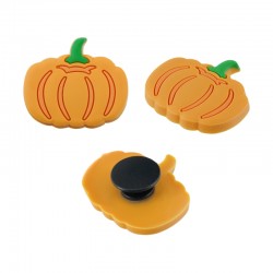 Ciondolo per Scarpe e Borse a Forma di Zucca 29X24 mm