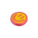 Shoe & Bag Charm Pink Face with Smile 22mm