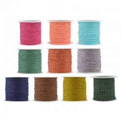 Polyester Braided Cord Round 0.8mm (~20mtrs)