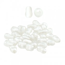 Perle ABS Ovale Irrégulière 6 x 3 mm Ø 1 mm