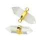 Pendentif Agate avec 2 trous 30x9mm