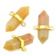 Pendentif Agate avec 2 trous 30x9mm