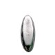 Ακρυλική Επιμεταλλωμένη Χάντρα Οβάλ 11x33mm Ø1.6mm