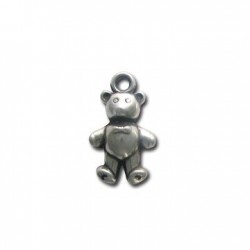 Ciondolo Orsacchiotto in Argentone CCB 25.5x26mm