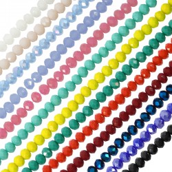 Crystal Bead Faceted 6x4mm (~85pcs)