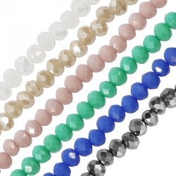 Crystal Bead Faceted 3mm (Ø0.7mm) (~165pcs)