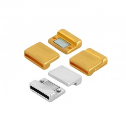 Zamak Magnetic Clasp 18.5x18mm Ø16x2.5mm