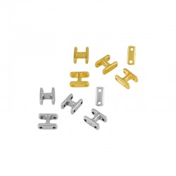 Zamak Slider "H" w/ 4 Holes 10x12mm (Ø1.7mm)