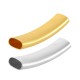 Tubo in Metallo Ottone Curvato 6x25mm