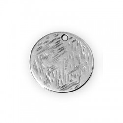 Zamak Charm Round Disc 20mm