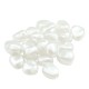Perla ABS Irregular Plana 9x7mm (Ø1mm)