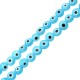 Passant rond en Crystal avec œil 6mm (environ 67pcs/fil)