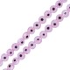 Passant rond en Crystal avec œil 6mm (environ 67pcs/fil)