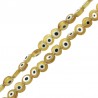 Transparent Dark Yellow Coffee/ White/ Black