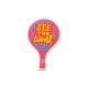 Shoe & Bag Charm Racket 20x32mm
