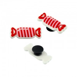 Ciondolo per Scarpe e Borse Caramella 12.3X32 mm