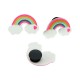 Charm pour Chaussures et sacs Arc-En-Ciel 33 x 21 mm