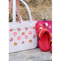 Shoe & Bag Charm Heart 25x27mm