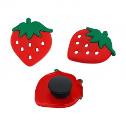 Shoe & Bag Charm Strawberry 24x28mm